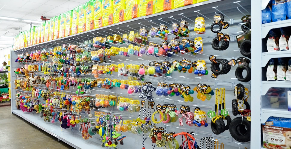 Ganchos para brinquedos petshop